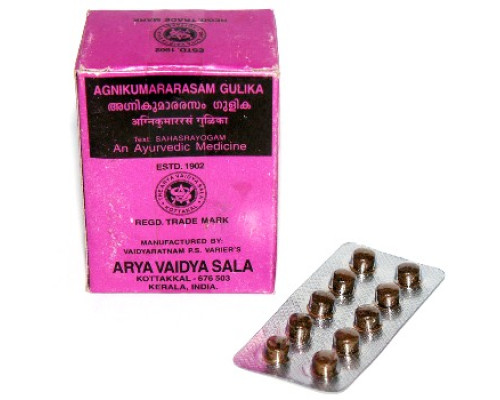 Agnikumararasam gulika Kottakkal, 100 tablets
