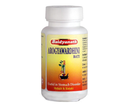 Arogyavardhini vati (Arogyawardhini bati) Baidyanath, 40 tablets - 12 grams