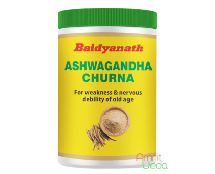 Ашваганда порошок Байд'янатх (Ashwagandha powder Baidyanath), 100 грам