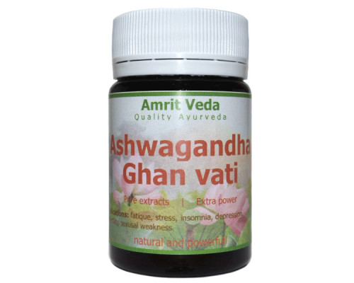 Ashwagandha Ghan vati Amrit Veda, 90 tablets