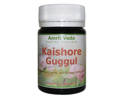 Кайшор Гуггул Амрит Веда (Kaishore Guggul Amrit Veda), 90 таблеток