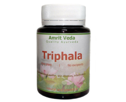 Тріфала Амріт Веда (Triphala Amrit Veda), 60 капсул