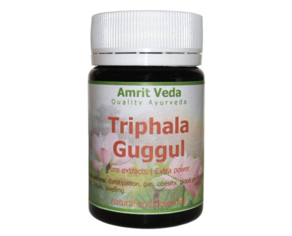 Тріфала Гуггул Амріт Веда (Triphala Guggul Amrit Veda), 90 таблеток