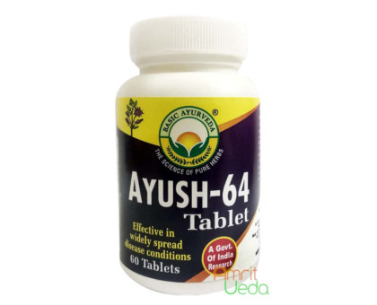 Аюш-64 Бэйзик Аюрведа (Ayush-64 Basic Ayurveda), 60 таблеток