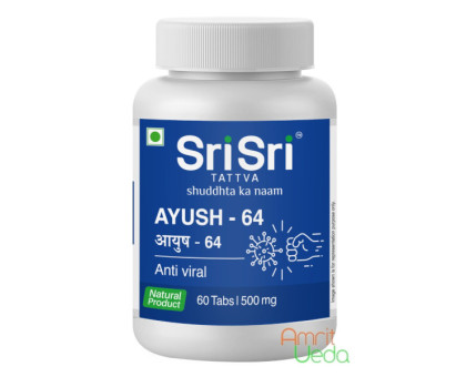 Аюш-64 Шри Шри Таттва (Ayush-64 Sri Sri Tattva), 60 таблеток