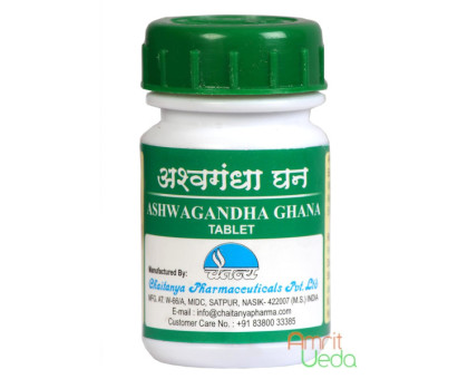 Ашваганда екстракт Чайтан'я Фармасі (Ashwagandha extracta Chaitanya Pharmacy), 60 таблеток