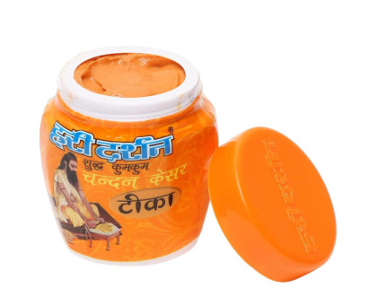 Сандалова паста з шафраном з шафраном Харі Даршан (Sandalwood paste with saffron Hari Darshan), 40 грам