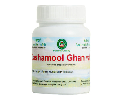Dashamool extract Adarsh Ayurvedic Pharmacy, 20 grams ~ 60 tablets