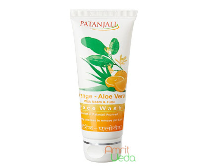 Face wash Orange-Aloe Vera Patanjali, 60 grams