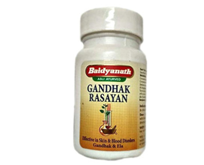 Гандхак расаяна Байдьянатх (Gandhak Rasayana Baidyanath), 40 таблеток - 12 грамм - 12 грамм