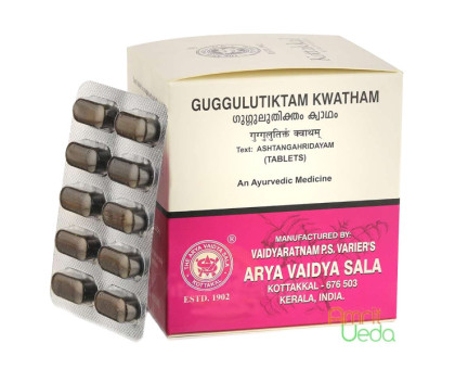 Гуггулутиктам экстракт Коттаккал (Guggulutiktam extract Kottakkal), 2х10 таблеток - 24 грамма