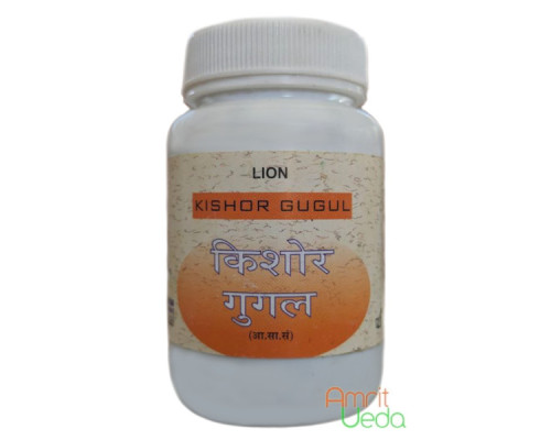 Kaishore Guggul (Kishor Gugul) Lion, 100 tablets - 30 grams