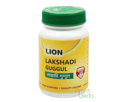 Лакшаді Гуггул Лайон (Lakshadi Guggul Lion), 100 таблеток - 30 грам