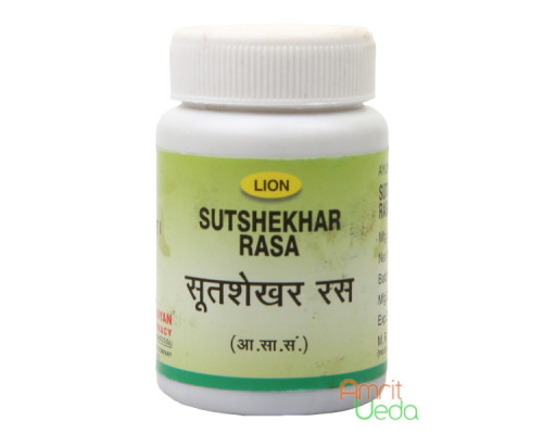 Sutshekhar Ras Lion (Sutshekhar Rasa Lion), 25 grams ~ 70 tablets