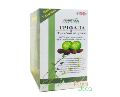 Тріфала Вінайка (Triphala Vinayaka), 100 таблеток