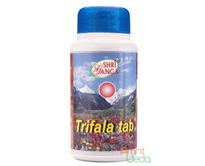 Тріфала Шрі Ганга (Triphala Shri Ganga), 200 таблеток - 85 грам