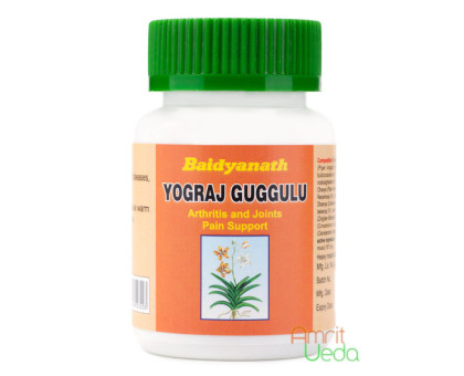 Yogaraj Guggul (Yograj Guggulu) Baidyanath, 100 tablets - 45 grams