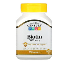 Biotin 5000 mcg, 110 Capsules