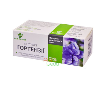Hydrangea extract Elit-Pharm, 80 tablets
