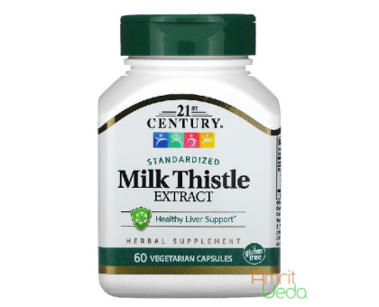 Milk Thistle extract 21st Century, 60 capsules