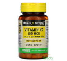 Vitamin K2 plus D3, 100 tablets