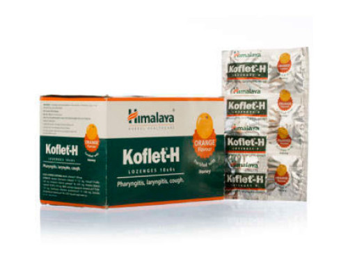 Леденцы от кашля Кофлет Эйч имбирь Хималая (Koflet H ginger Himalaya ...