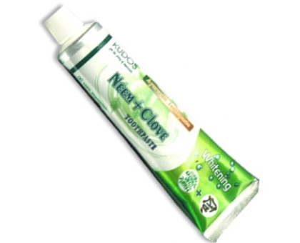 Зубна паста Нім і Гвоздика Кудос (Toothpaste Neem + Clove Kudos), 100 грам