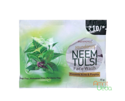 Face wash Saundarya Neem-Tulsi Patanjali, 15 grams