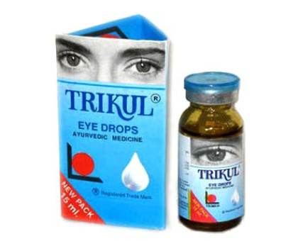 Eye drops Trikul Trimed ayurveda, 15 ml