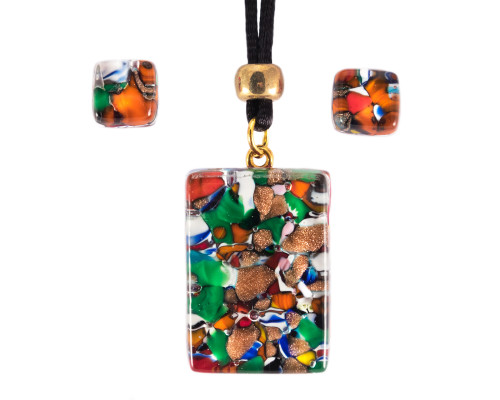 Pendant plus earrings Murano Pendant plus earrings Murano
