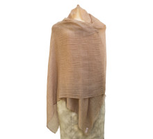Pashmina shawl Light brown color, 100% cashmere