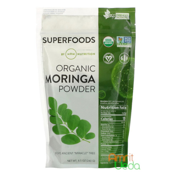 Моринга порошок МРМ Нутришн (Moringa MRM Nutrition), 240 грамм купить в ...